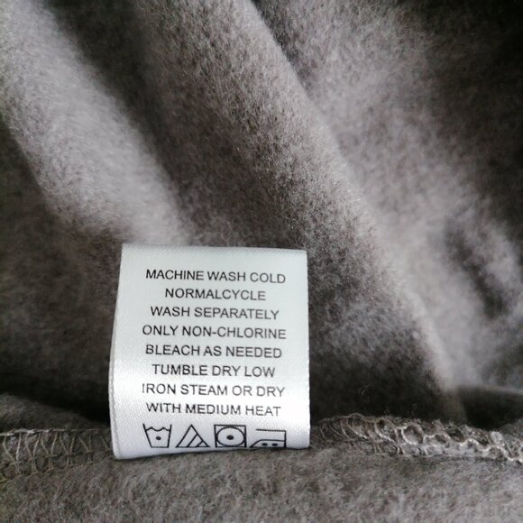 Woman Within Womens Gray Long Sleeve Crew Neck Pullover T-Shirt Size 1X (22/24) - Picture 7 of 7